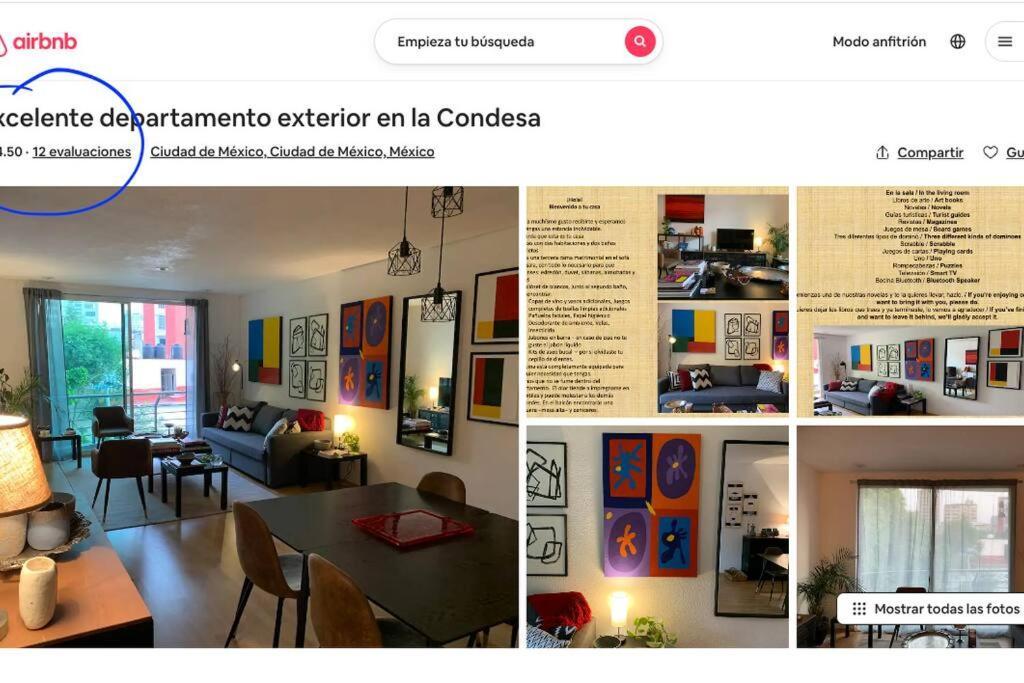 Excelente Departamento En La Condesa Apartment Мексико Сити Екстериор снимка